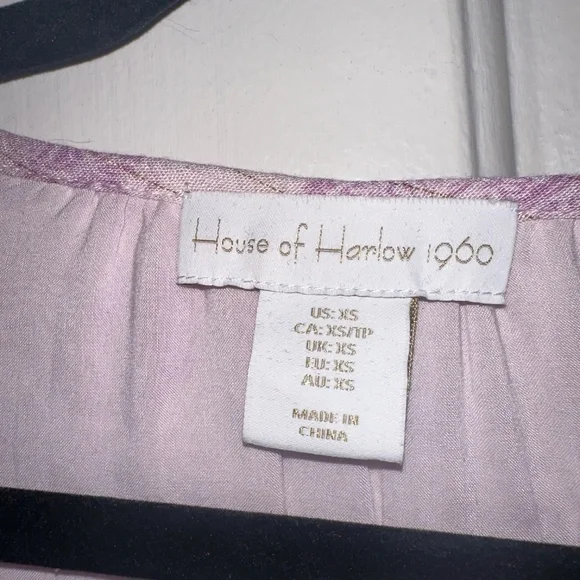 House of Harlow 1960 Pink Paisley Dress - Picture 4 of 5